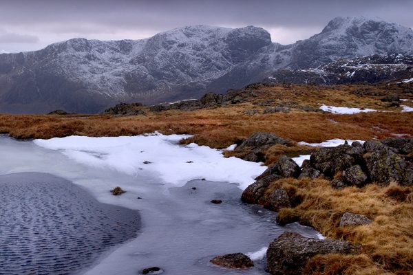Scafells in Winter