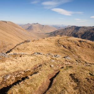 Walking at Glen Shiel
