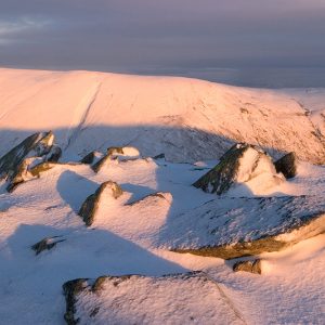 Sunset Snow at Kentmere